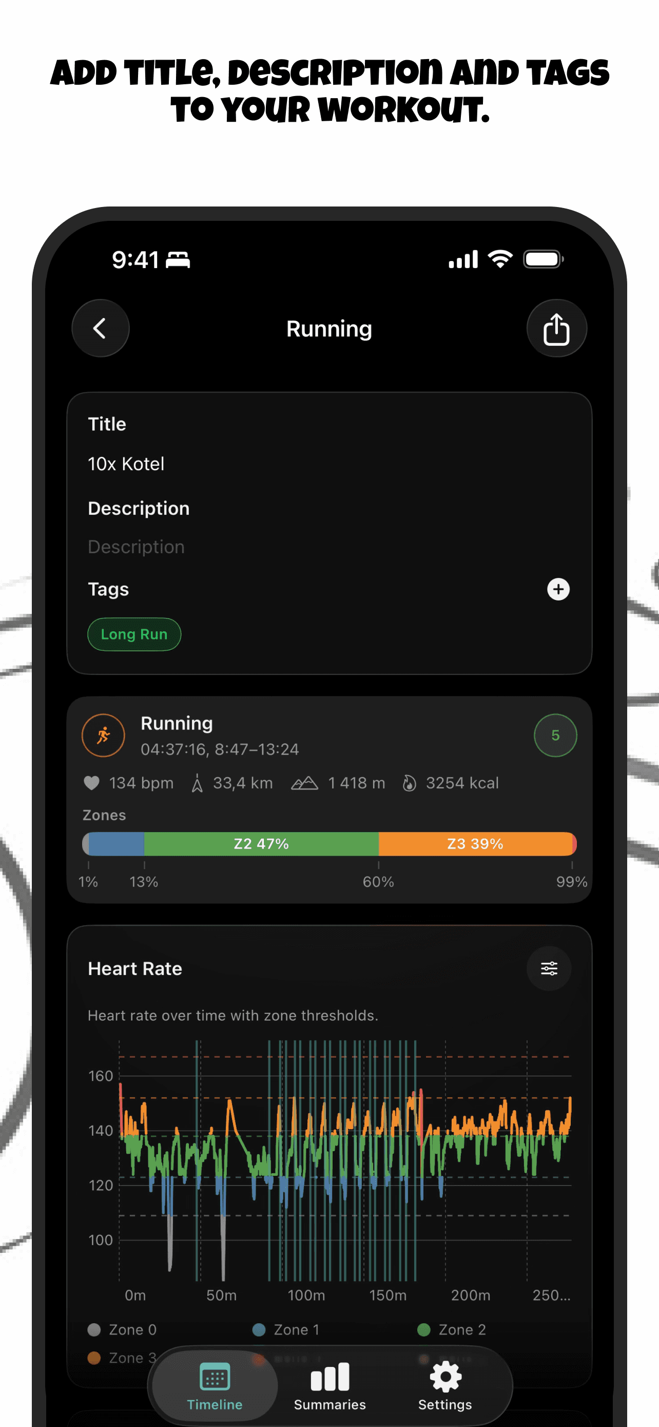 Zone Training Log App Store screenshot 6